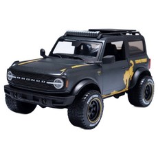 Maisto 1：24 2021 福特 Bronco Badlands 改裝 Toyo Tires 塗裝 壓鑄模型, Met Grey w, 單品/單品