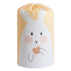 withWIN PEVA 옷 의류 이불 보관주머니, 옐로우토끼, 1개
