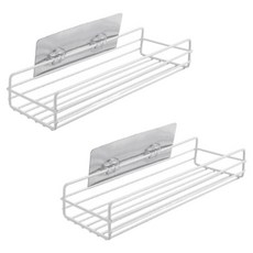 PEONIST Winprice鋼絲收納置物架, 白色, 2個