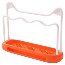 可同時收納肥皂和抹布的收納架, 1個, 橘色
