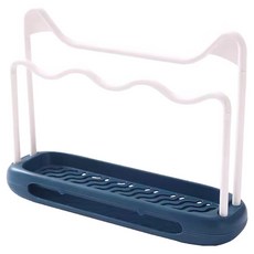 비누와 행주를 한번에 사용가능한 수납걸이, 블루, 1개