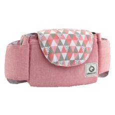 아이바오 리버폭스 경량형 기저귀 유모차 정리함, 핑크