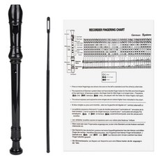 Finest One 簡約8孔G調直笛, 黑色, 1個