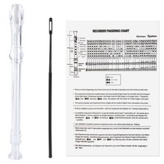 Finest One 簡約8孔G調直笛, 透明, 1個