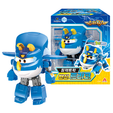 SUPER WINGS 電動變形機器人玩具, 1個, 特里科