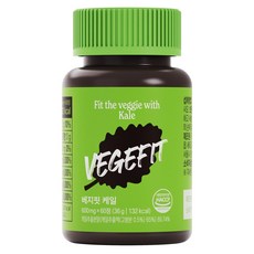VEGEFIT 羽衣甘藍螺旋藻養生丸 60粒, 36g, 1個