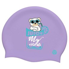 Tornado 矽膠泳帽 設計款泳帽 TSC2009, 紫色, 1個