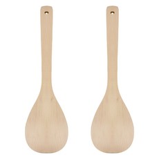 원목 업소용 참나무 주걱, 2개