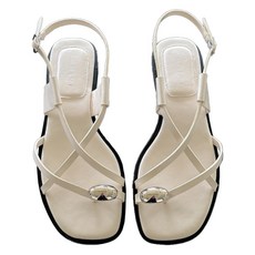 피체 여성용 조리포인트 스트랩샌들 1cm Fi3230