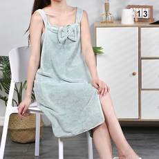 MotherBtti 女士連身浴袍, 綠色, 1個