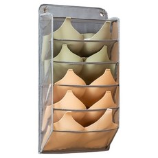 Marketpio 家用壁掛式分格內衣整理收納盒 Type1, 單一顏色, 2個