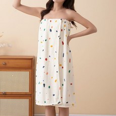 MotherBtti 女性用露肩裹身連身裙浴袍, 1個, 混合色