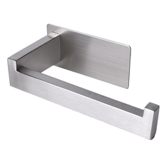 Truly House 免打孔304不鏽鋼加粗紙巾架 122g 12x6.4x4.5cm, 銀色, 1組