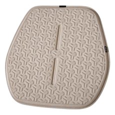 Mass 生活好物 透氣冰絲涼感坐墊, 淺灰色