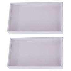 Market Pio 高級絲絨飾品收納盒 款式1, 2個, 灰色