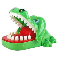 손가락 무는 악어 룰렛 장난감, 혼합색상, 1개