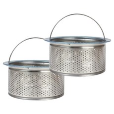 Sabujak Market 水槽排水口不鏽鋼濾網 中 135mm, 銀色, 2個