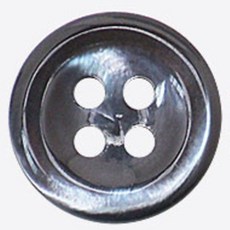 동대문단추왕 리얼 자개 단추 13mm RS-01, 스모크, 8개