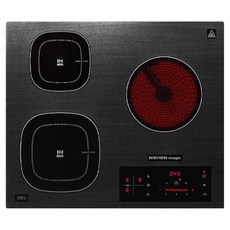 나비엔매직 하이브리드 전기레인지 3구, ERH-3803DN, 빌트인