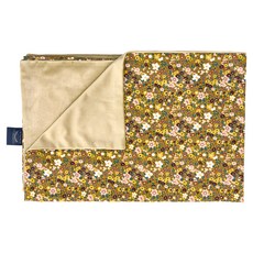 La Millou 花開遍野 天鵝絨 巧柔毯 100 x 80cm 褐色 嬰兒毯