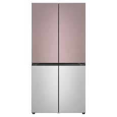 LG전자 [색상선택형] 디오스 오브제컬렉션 STEM 베이직 Fit Max 상냉장 하냉동 601L 4도어 냉장고 방문설치, M626SKV052S