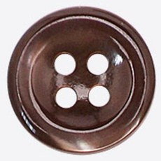 동대문단추왕 리얼 자개 단추 11mm RS-01, 브라운, 8개