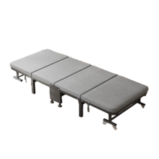 折疊床 黑鋼架 附防塵袋 70cm, 黑色