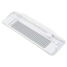 Livingnion 手帳裝飾 刻度 裁切 文件裁紙機 白色, 單一商品, A4