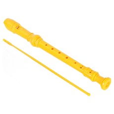 Finest One 德式 8孔 G調 直笛, 黃色, 1個