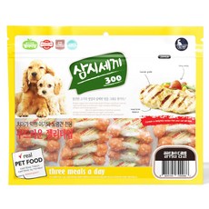 이수펫 삼시세끼 반려동물 쌀 튀밥 덤벨 육포, 닭가슴살, 300g, 1개