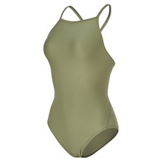 Rally 運動女款耐穿訓練基本綁帶式交叉美背露背室內連身泳衣 PSLA137