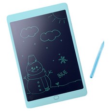지니큐 메모 낙서장 드로잉 전자노트 30cm, LCD-K1250, 블루