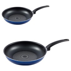 Balunfini 電磁爐 IH Xylan塗層平底鍋 2件組, 1套, 平底鍋 20cm + 平底鍋 28cm, 混合色