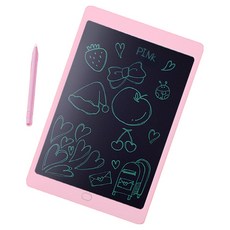지니큐 메모 낙서장 드로잉 전자노트 30cm, LCD-K1250, 핑크