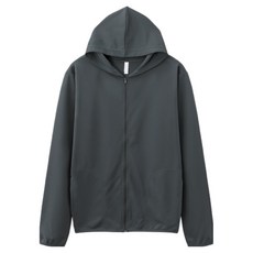 男女通用Dry Coolon涼感透氣連帽拉鍊外套 MDHD228TS