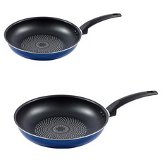 발룬피니 인덕션 IH 자일란코팅 프라이팬 2종 세트, 혼합색상, 프라이팬 20cm + 프라이팬 24cm, 1세트