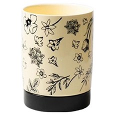 THE ZAKKA 花卉瀝水餐具筒 FREE, 黑色, 1個