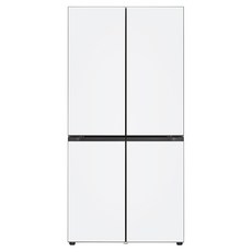 LG전자 [색상선택형] 디오스 오브제컬렉션 STEM 베이직 Fit 앤 Max 상냉장 하냉동 601L 4도어 양문형 냉장고 방문설치, M626MQQ052S