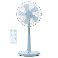 韓國 HAAN 超微風腳觸控遙控彩色電風扇 HAAN-HDC230, HAAN-HDC230(天藍色)