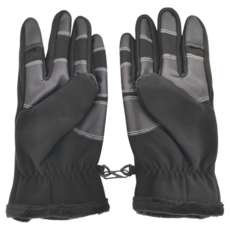 可觸控防風防潑水機車手套 黑色 D款, L(手圍19~20cm)