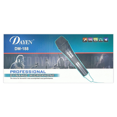 DAYEN 大影 高級有線麥克風, 鐵灰, DM-188