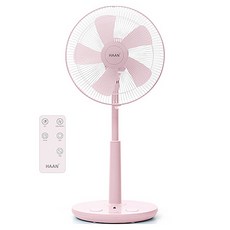 한경희생활과학 초미세풍 발터치 리모컨 컬러 선풍기 HAAN-HDC230, HAAN-HDC230(라이트핑크)