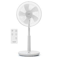 韓國 HAAN 超微風腳觸控遙控彩色電風扇 HAAN-HDC230, HAAN-HDC230(淺灰色)