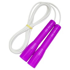 JFROPE 兒童高速跳繩, 紫色 + 白色條紋, 1個
