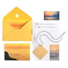 Maket Gamseong 風景簡易信紙組, 10套, 日落
