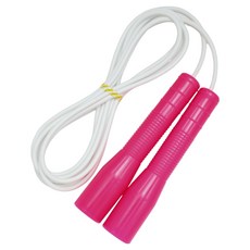 JFROPE 兒童高速跳繩, 粉紅色 + 白色條紋, 1個