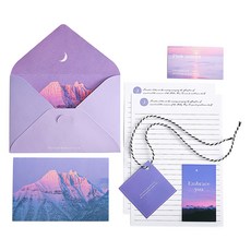 Maket Gamseong 風景簡易信紙組, 10套, 雪山