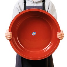 LivingFamily 塑膠紅色水盆, 1個