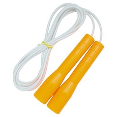 JFROPE 兒童高速跳繩, 橘色 + 白色條紋, 1個