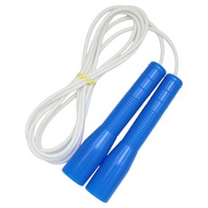 JFROPE 兒童高速跳繩, 藍色 + 白色條紋, 1個